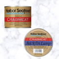 Harbor Seafood Crab Meat Blue Swimming Crab Backfin Pasteurized - Chilled 454G