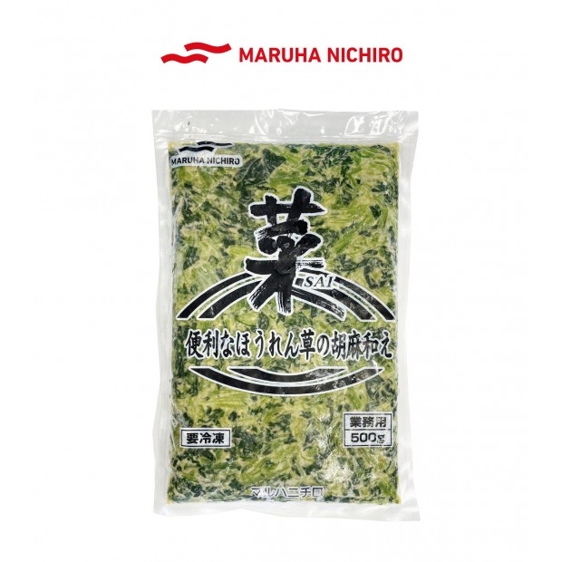 MARUHA NICHIRO Japanese Style Spinach with Sesame Seed ready-to-eat 500G