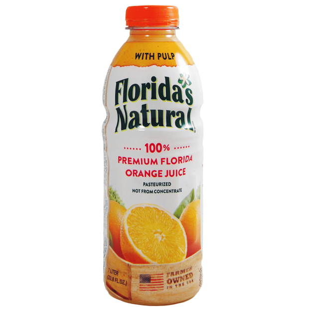 Florida Natural 100% Premium Florida Orange Juice with ...